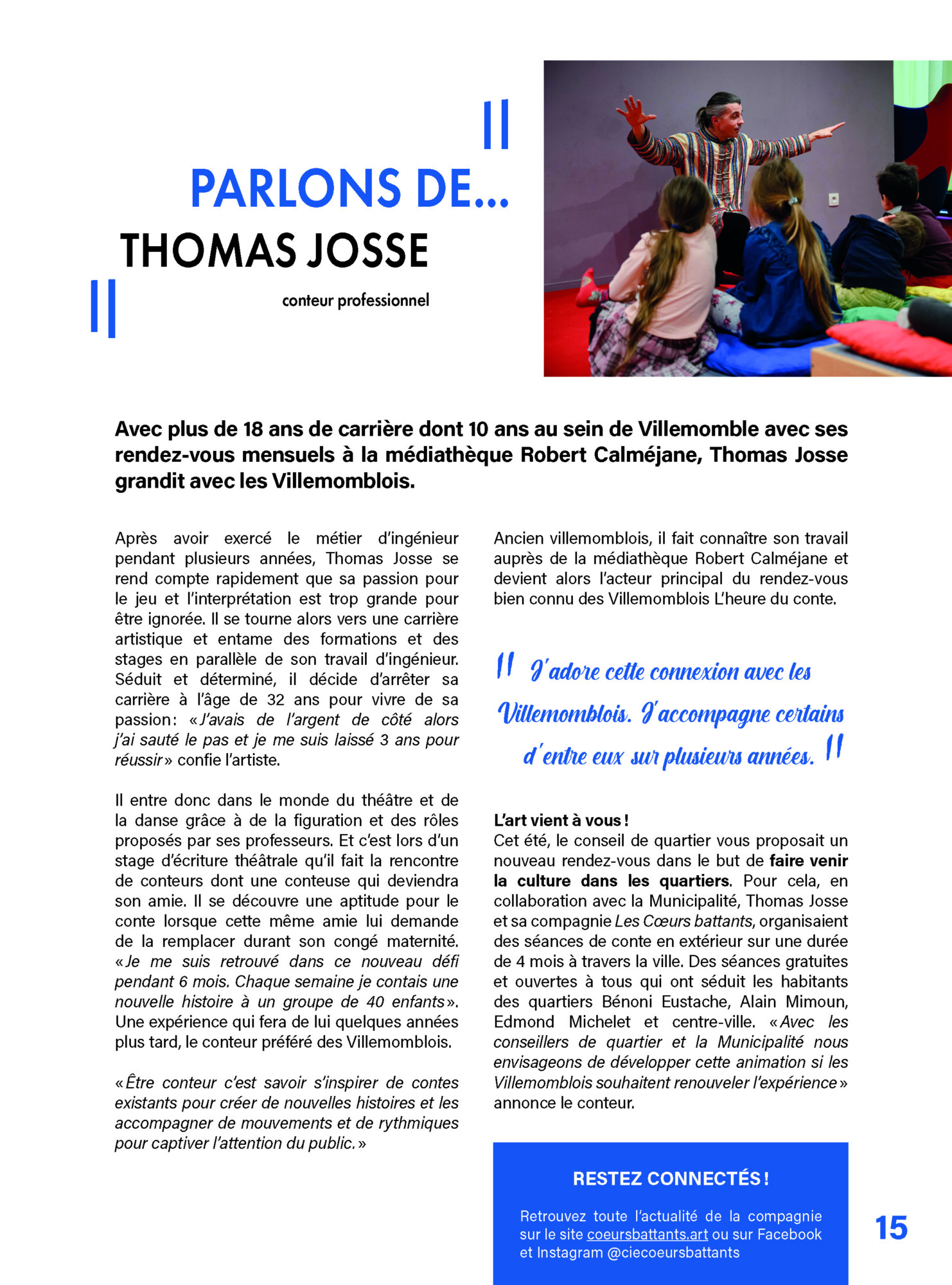 Interview Thomas Josse MAG°95 novembre 2022
